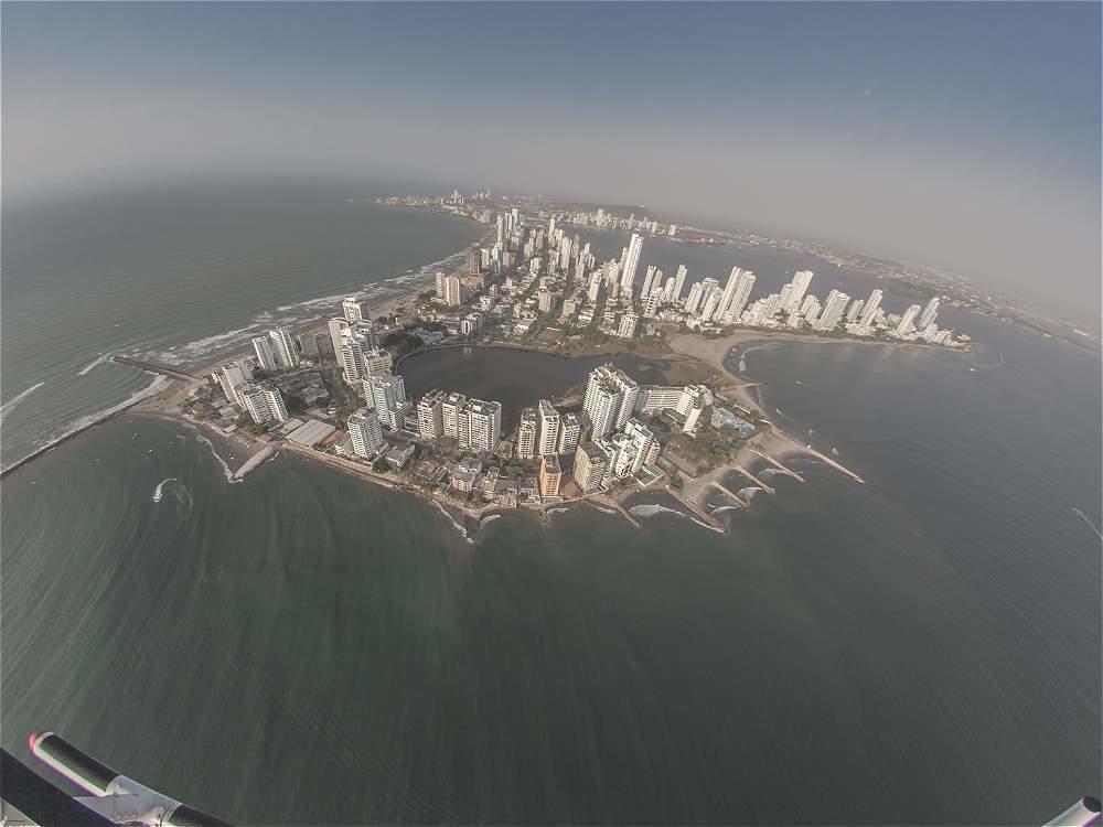 Apartamento Con Vista Al Laguito Y Al Mar Cartagena Exterior foto